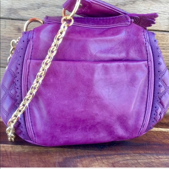 Juicy Couture Handbags - Juicy Couture Quilted Lace Leather Crossbody Bag